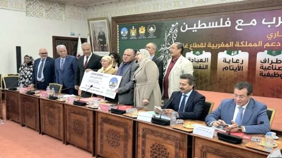 وكالة بيت مال القدس المغربية تتكفل بعدد من الأيتام والأطفال مبتوري الأطراف في غزة