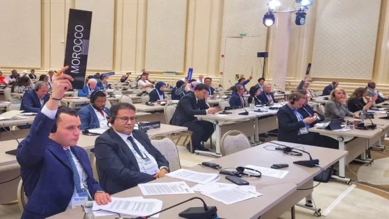 انتخاب المستشار البرلماني المغربي كمال أيت ميك في الاتحاد البرلماني بطشقند