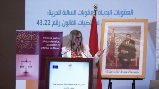 رئيسة مكتب مجلس أوروبا بالمغرب تشيد بإعتماد المغرب قانون العقوبات البديلة