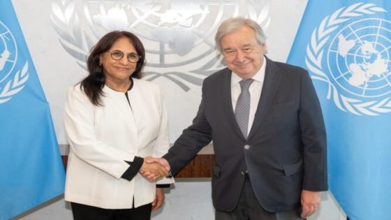 الأمين العام للأمم المتحدة يستقبل المغربية بوعياش رئيسة التحالف العالمي للمؤسسات الوطنية لحقوق الإنسان