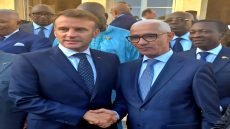 الرئيس الفرنسي إيمانويل ماكرون يستقبل راشيد الطالبي العلمي رئيس مجلس النواب المغربي 