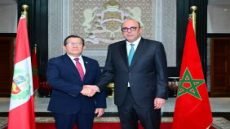 رئيس مجلس المستشارين المغربي يستقبل نظيره البيروفي ويؤكد على متانة الشراكة