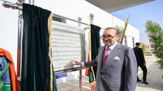 جلالة الملك محمد السادس يدشن ويزور مشاريع كبرى بميناء الدار البيضاء
