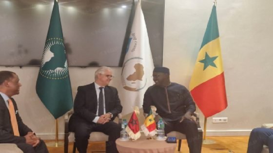 الوزير المغربي نزار بركة ونظيره السينغالي يبحثان بدكار تعزيز التعاون المائي