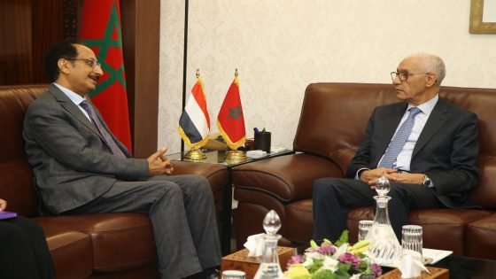 رئيس مجلس النواب راشيد الطالبي العلمي يستقبل سفير الجمهورية اليمنيةبالرباط