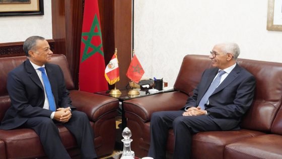 راشيد الطالبي رئيس مجلس النواب يستقبل سفير جمهورية البيرو بالمغرب