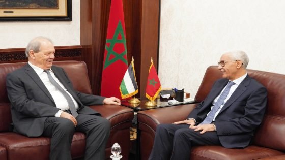 رئيس مجلس النواب المغربي يجري مباحثات مع رئيس المجلس الوطني الفلسطيني