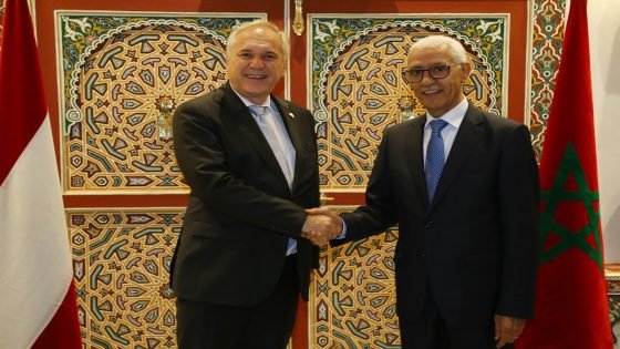 مباحثات بين راشيد الطالبي رئيس مجلس النواب ورئيس المجلس الوطني النمساوي