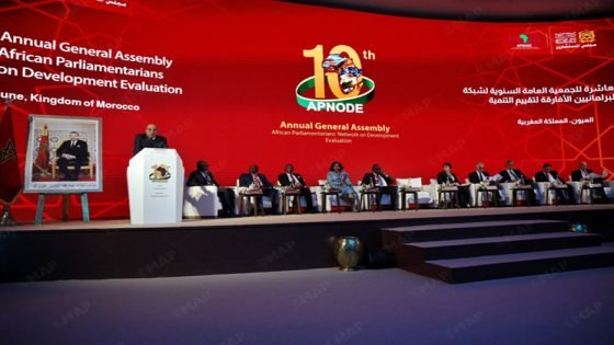 افتتاح أشغال الجمعية العامة السنوية العاشرة لشبكة البرلمانيين الأفارقة لتقييم التنمية بالعيون