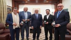 رئيس مجلس النواب يجري مباحثات مع رئيس وأعضاء برلمان جهة بروكسيل –العاصمة