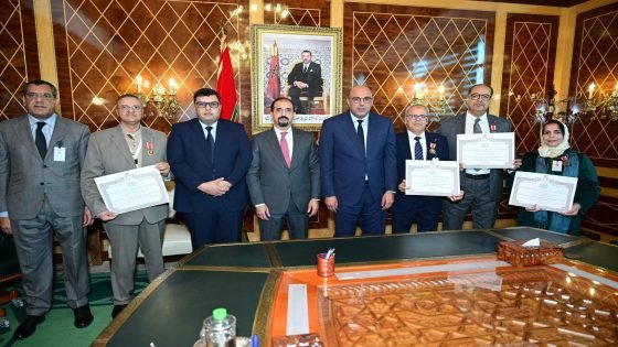 حفل توشيح مجموعة من موظفي مجلس المستشارين بأوسمة ملكية سامية