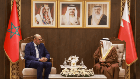 مباحثات هامة بين رئيس مجلس المستشارين المغربي  ولد الرشيد ونظيره  البحريني