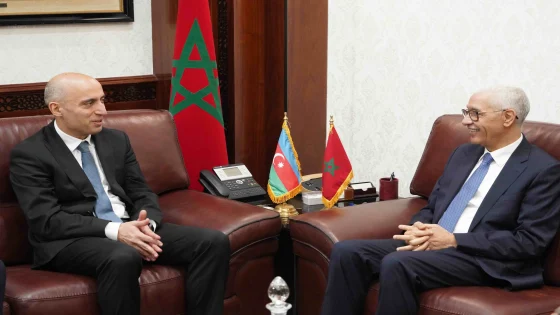 رئيس مجلس النواب المغربي يجري مباحثات مع وزير العلم والتربية لأذربيجان