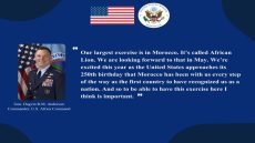 قائد أفريكوم : أكبر تمرين للقوات الأمريكية بالخارج سيكون في المغرب