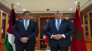 نائب رئيس مجلس النواب محمد غيات يستقبل وفدا عن لجنة بمجلس ‏النواب الأردني ‏