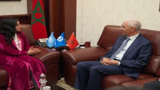 رئيس مجلس النواب الطالبي يجري مباحثات مع الأمينة العامة لمنظمة الأمم المتحدة للسياحة