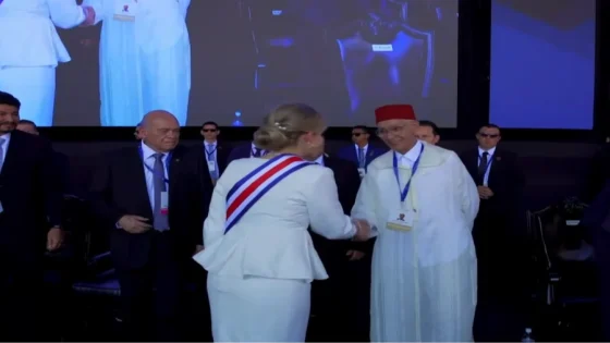 راشيد الطالبي يمثل جلالة الملك في حفل تنصيب رئيسة جمهورية كوستاريكا