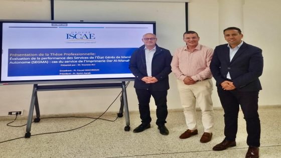 الطالب الباحث لعلج يناقش أطروحة حول تقييم نجاعة أداءمرافق الدولة المسيرة بصورة مستقلة