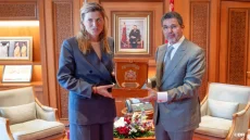 عبد النباوي الرئيس المنتدب للمجلس الأعلى للسلطة القضائية يتباحث مع وزيرة العدل البلجيكية
