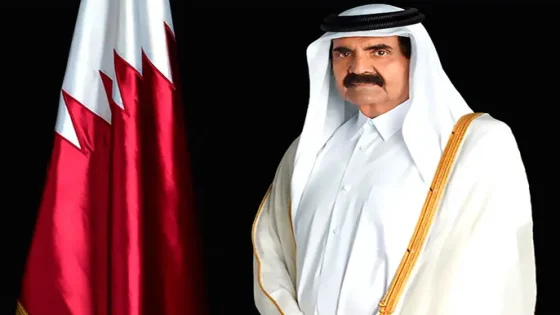جلالة الملك محمد السادس يعزي أمير قطرإثر وفاة والده الشيخ حمد بن خليفة آل ثاني
