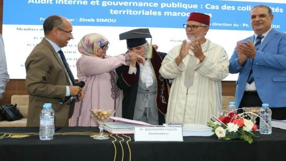 البرلمانية زينب سيمو تحرز شهادة الدكتوراه في علوم التسيير بجامعة ابن طفيل بالقنيطرة